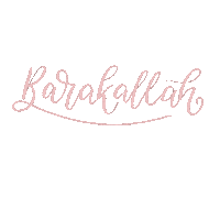 Lettering Islam Sticker