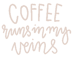 Coffee Time Heart Sticker