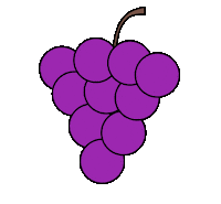 grapes Sticker by Milk and peppers