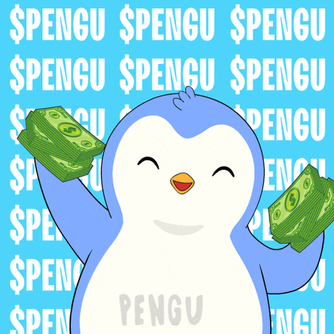 Money Retire GIF by Pudgy Penguins