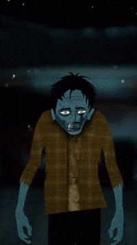 Living Dead Zombie GIF by 15 Passenger