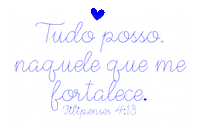 Versiculo Tudo Posso Naquele Que Me Fortalece Sticker