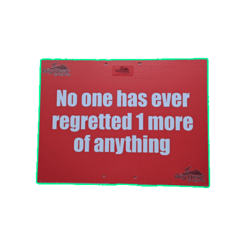 bigbearevents signs regrets big bear 1 more Sticker