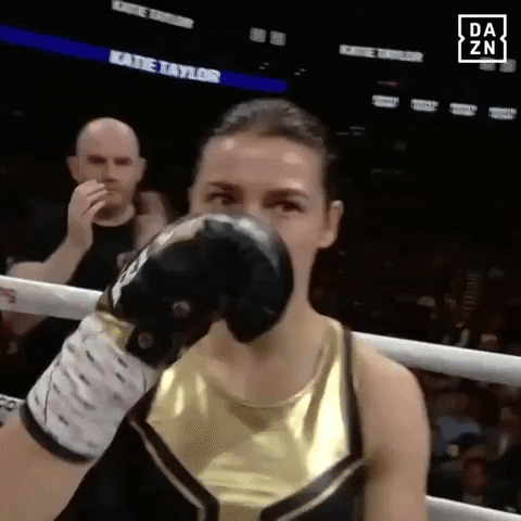 katie taylor yes GIF by DAZN USA