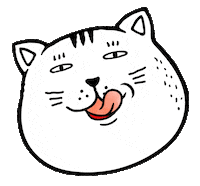 Cat Laugh Sticker