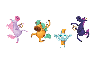 Mythical Creature Sparkle Sticker by Simon Kids