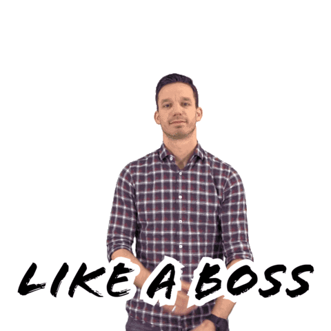 Like A Boss Wow Sticker by Studio Campo | creatieve communicatie