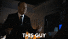 TV gif. Clark Gregg as Phil Coulson On Agents of Shield points to himself with both hands and gives a big enthusiastic smile as he says, “This guy.”