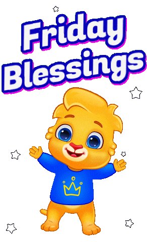 Its Friday Sticker by Lucas and Friends by RV AppStudios