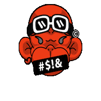 Angry Bad Words Sticker by Zhot Shop