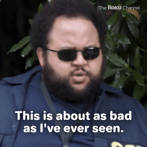 Bad as I've ever seen