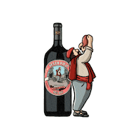 Vino Malbec Sticker by Txikito