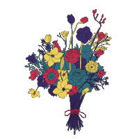 Flowers Bouquet Sticker by Katy Perry