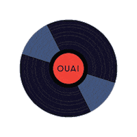 Record Oaui Sticker by The OUAI