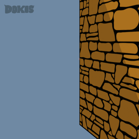 dokisofficial giphyupload curious sneaky soon GIF