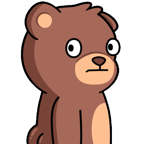 Nervous Side Eye Sticker by BEARISH