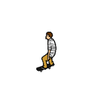flip skateboards 90s Sticker