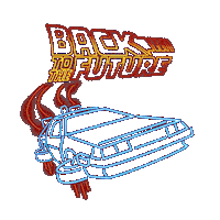 Back To The Future Usf Sticker by Universal Destinations & Experiences