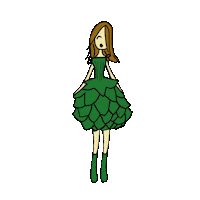 Artichoke Alcachofa Sticker by sistersandthecity