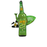 Surfing Surfer Sticker by Rattler Cyder