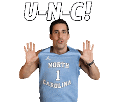 North Carolina Unc Sticker by Basketball Madness