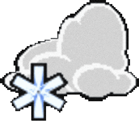 Light Snow Sticker by School of Marine and Atmospheric Sciences