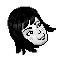 Pixel Art Skull Sticker