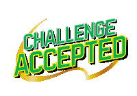 Challenge Accepted Sticker by MILO Chile