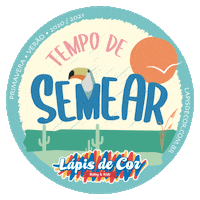 Semear Sticker by Lápis de Cor