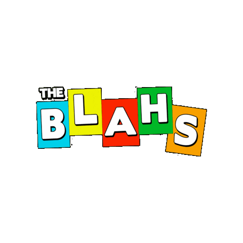 Blah Blah Blah Logo Sticker
