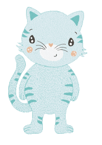 DJURKIDS cat djurkids Sticker
