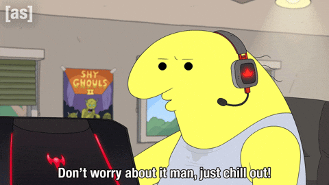 Chill Out Computer GIF by Adult Swim
