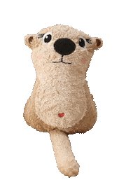 ginihouse3 otter embroidery sticken stickdatei Sticker