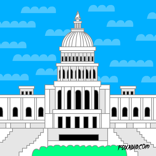 White House News GIF by Animation Domination High-Def