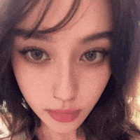 Staring Cute Girl GIF