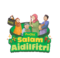 Salamaidilfitri Sticker by ProDiet Malaysia