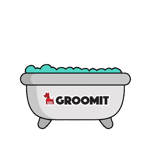 groomit cat dog dog grooming pet grooming Sticker