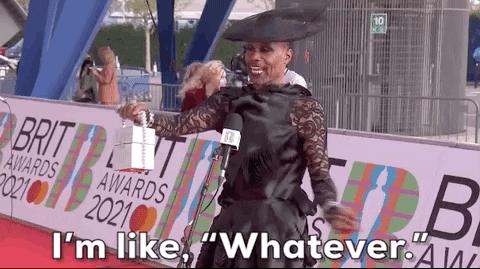 Red Carpet Whatever GIF by BRIT Awards