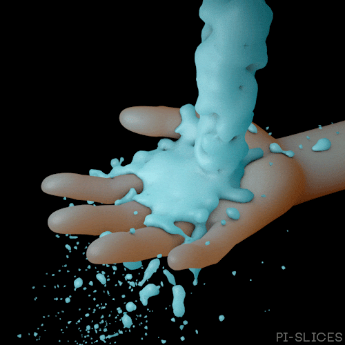 water hand GIF by Pi-Slices