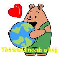 The World Needs A Hug Sticker
