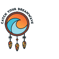 BeDreamer surf surftrip surfcamp surfweek Sticker