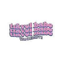 Travel Adventure Sticker by Wanderskye