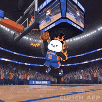 Nba Playoffs Panda GIF by Kanpai Pandas