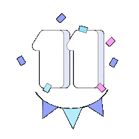 Happy Birthday Sticker by 10Clouds