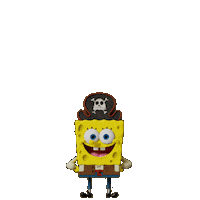 Excited Spongebob Squarepants Sticker by The SpongeBob Movie: Search for SquarePants