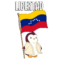 Independence Day Flag Sticker by Pudgy Penguins