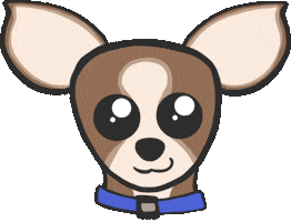 sad little dog Sticker by Little Dog Paper Co.