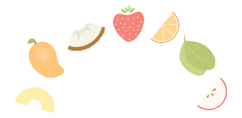 Orange Apple Sticker by Chimp Treats