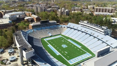Unc Football College GIF by UNC-Chapel Hill