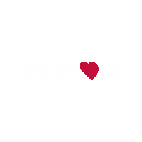 VisitDetroit love heart usa city Sticker